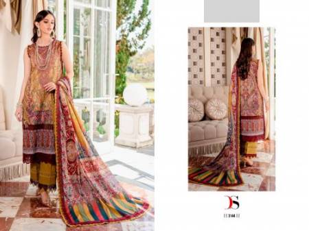 Firdous Queens Court 4 Pakistani Dress Material Catalog